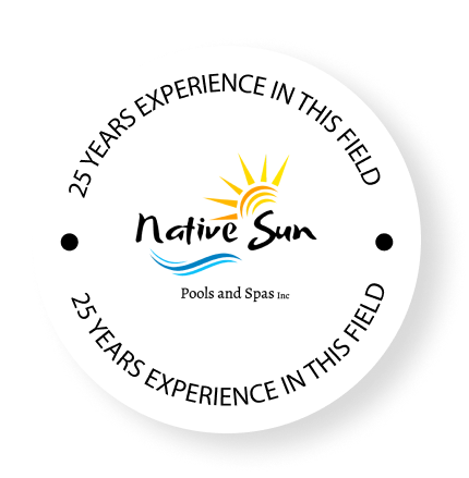 Badge native sun pool and spas