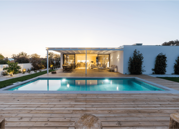 Modern house with a pool